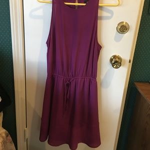 Purple dress